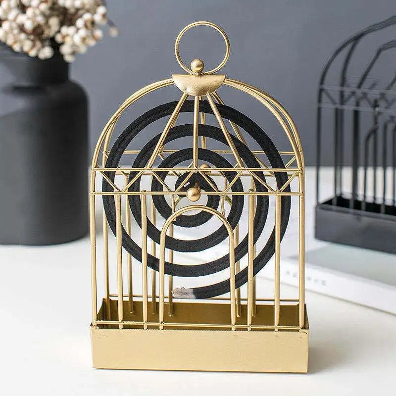 New Mosquito Coil Holder Bird Cage Shape