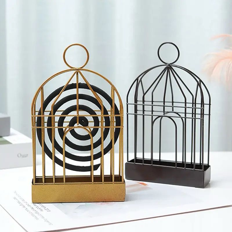 New Mosquito Coil Holder Bird Cage Shape