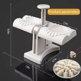 Fully Automatic Double Head Press Dumplings Machine.