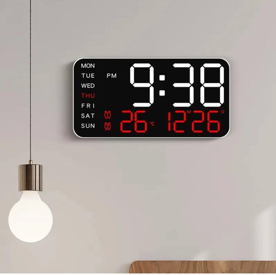 Beautiful led wall clock