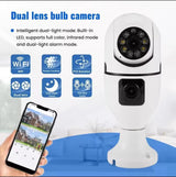 WiFi Smart Camera Dual Lens Camera Bulb.