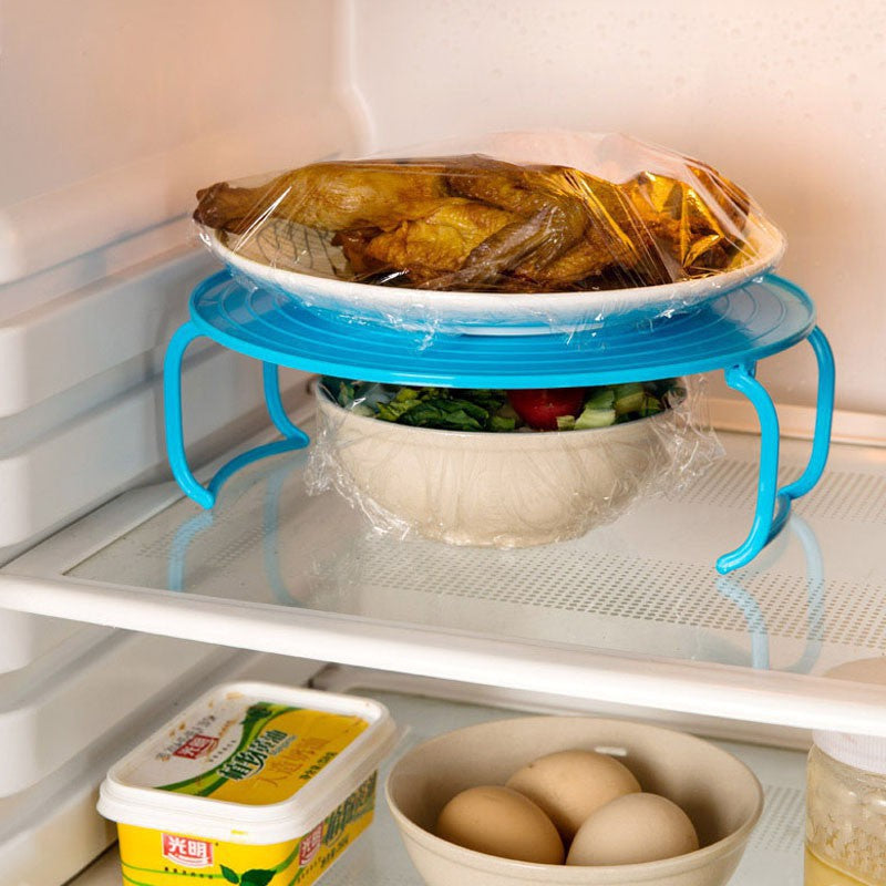 Multifunctional serving tray, or fridge/ Microwave placement rack organizer