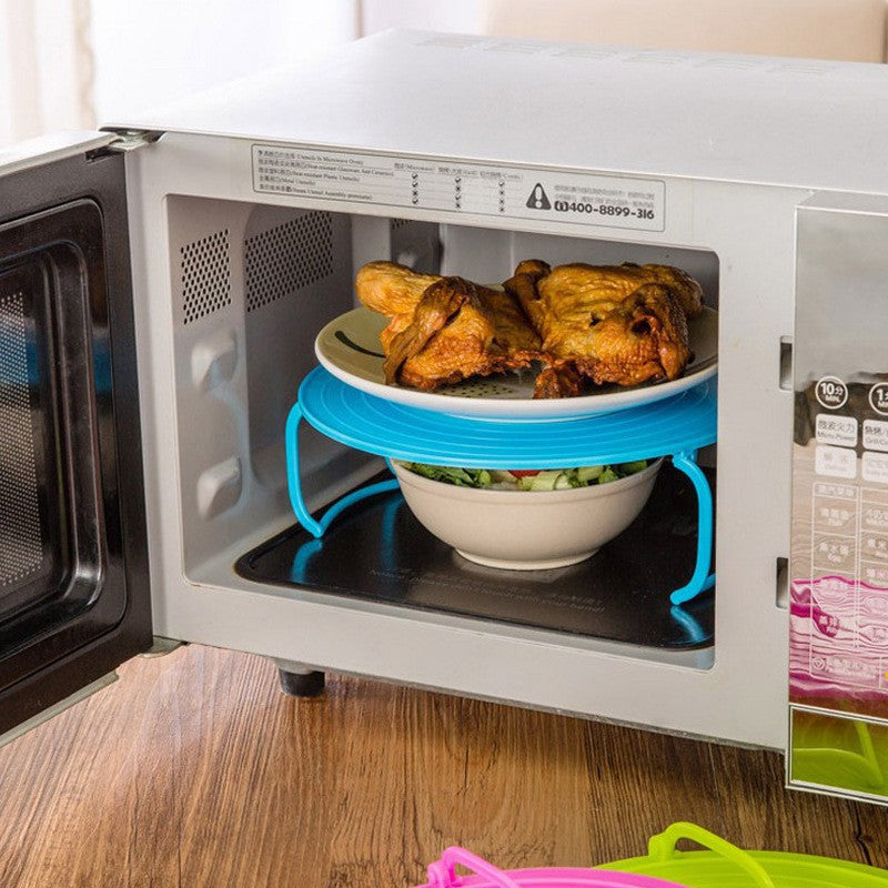Multifunctional serving tray, or fridge/ Microwave placement rack organizer