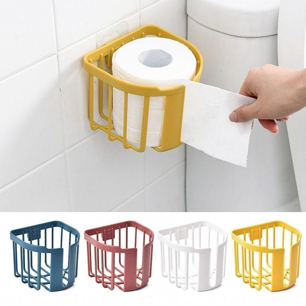 Punch-Free Toilet Paper Holder
