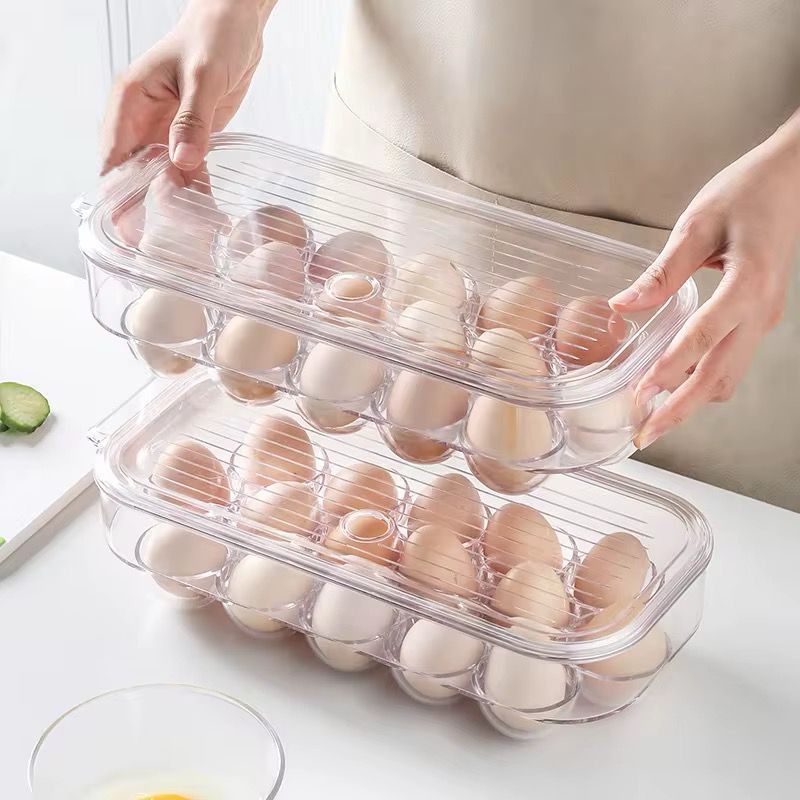 16 Grid Egg Holder with handle & Lid