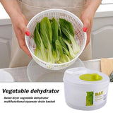 New Large 3Ltr Manual Salad Spinner,