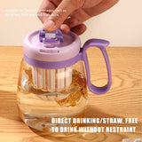 Plastic Water bottle, Teacup With Infuser And Lid
