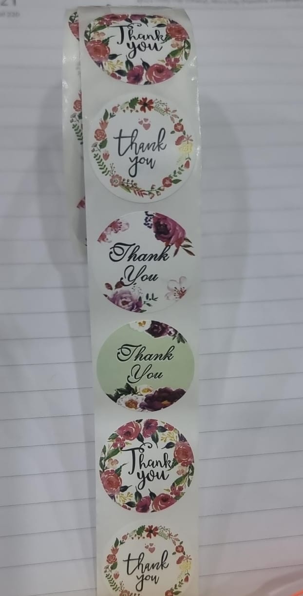 Thank You Sticker notes roll