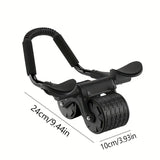 2 elbow pad automatic rebound healthy abdominal wheel