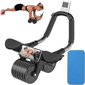 2 elbow pad automatic rebound healthy abdominal wheel