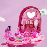 *3 in 1 Children makeup suitcase set playset