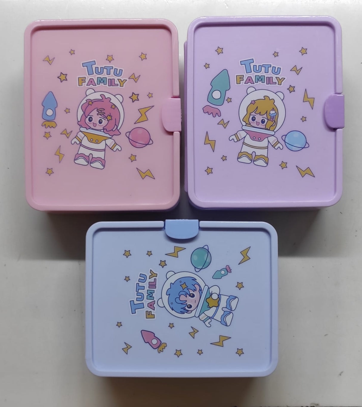 *2 compartment Tutu family Lunch Box for Kids
