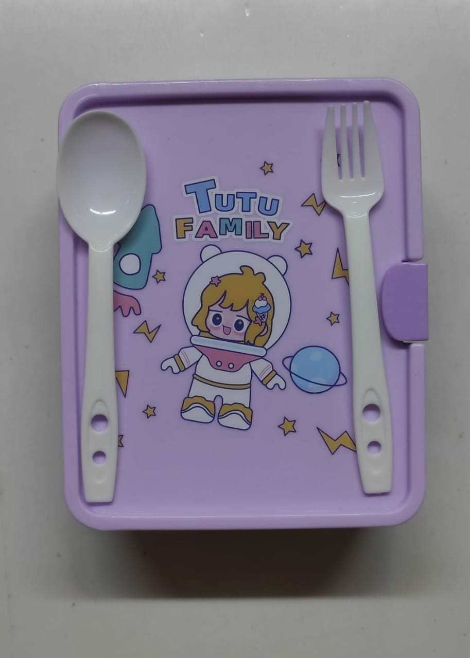 *2 compartment Tutu family Lunch Box for Kids