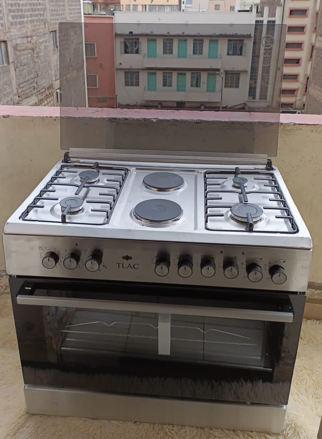60*90 tlac 4+2 standing cooker with electric oven