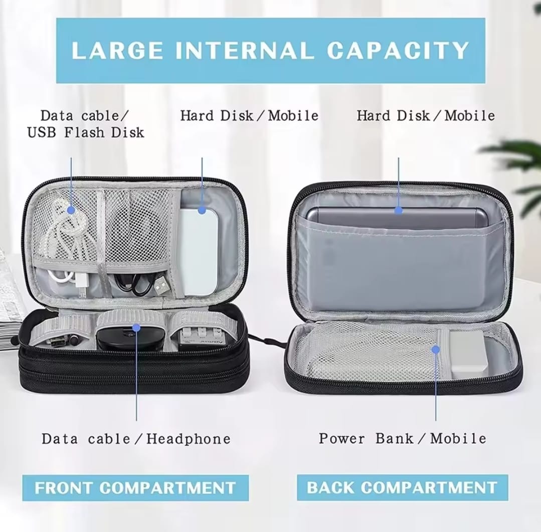 Travel Cable Organizer Bag