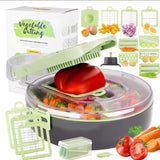 Multi-fuctional 9pcs vegetables chopper/cutter