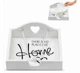 Wooden serviette holder