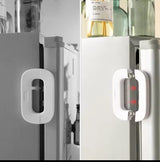 Multi-Function Safety Lock for Refrigerators & Cabinets