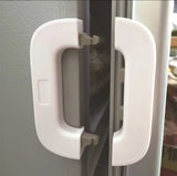 Multi-Function Safety Lock for Refrigerators & Cabinets