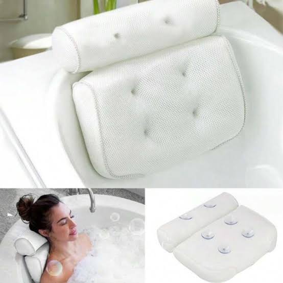Bath tub Bath pillow size 37x35x10cm 6 silicone suction cups
