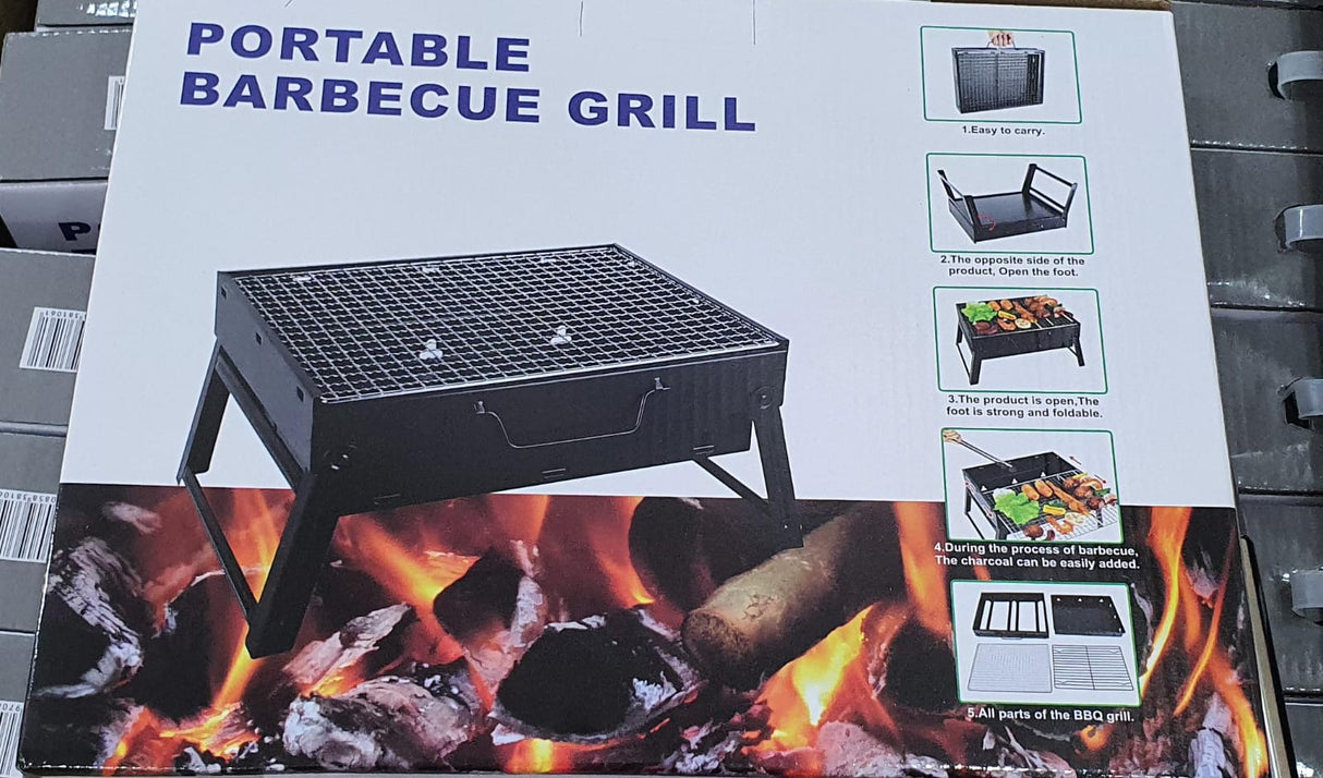 Foldable Portable barbecue charcoal grill