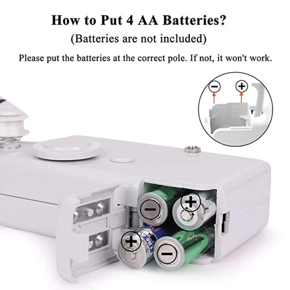 Hand held Portable sewing machine Battery powered