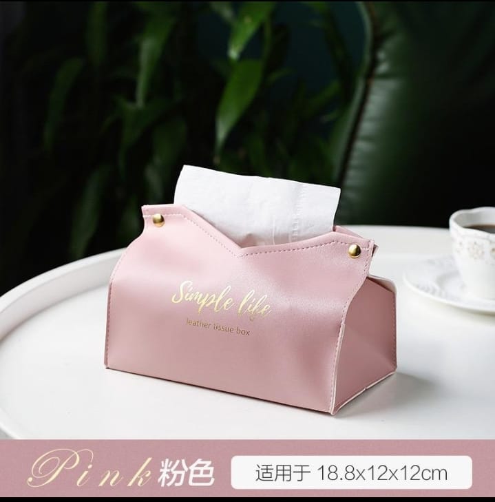 Simple life leather serviette holder