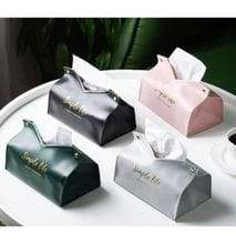 Simple life leather serviette holder