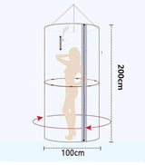 Portable Foldable Round waterproof fabric shower cubicle