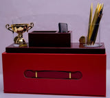 Executive desk organizer for executive office with Trophy finishing and Pen Organizer*