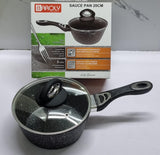 Baroly German brand heavy Granite Sauce pans + lid