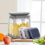Multifunctional vegetables cutter press-type