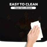 Car Back Seat Kick Mat + 3 Pockets Storage