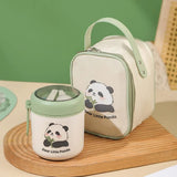 2 in 1 Food Flask Thermos With A Matching Insulated Lunch Bag