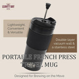 480ml French plunger coffee press thermocup