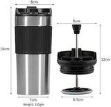 480ml French plunger coffee press thermocup