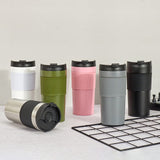 480ml French plunger coffee press thermocup