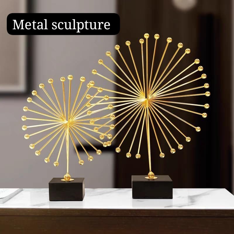 Executive Metal abstract spiked Sculpture for Office and Living Room