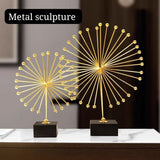 Executive Metal abstract spiked Sculpture for Office and Living Room