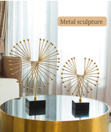 Executive Metal abstract spiked Sculpture for Office and Living Room