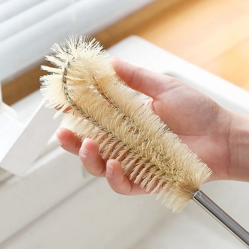 4 pcs Long Wooden handle bottle  cleaner.