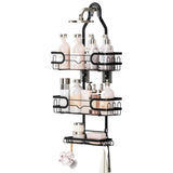Premium Wall-Mounted Shower Organizer Rack