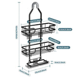Premium Wall-Mounted Shower Organizer Rack