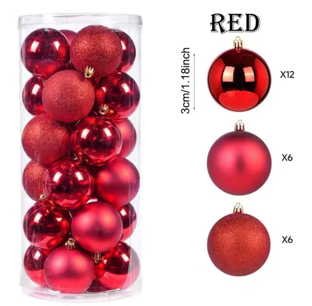 101 pcs Christmas decor balls