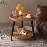 Minimalist two layer coffee side table stool