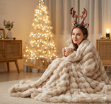 Winter/Christmas bubble blanket
