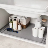 Silicone waterproof under the sink shelf mat