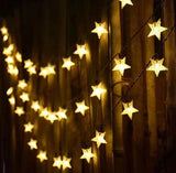 Solar powered outdoor star light