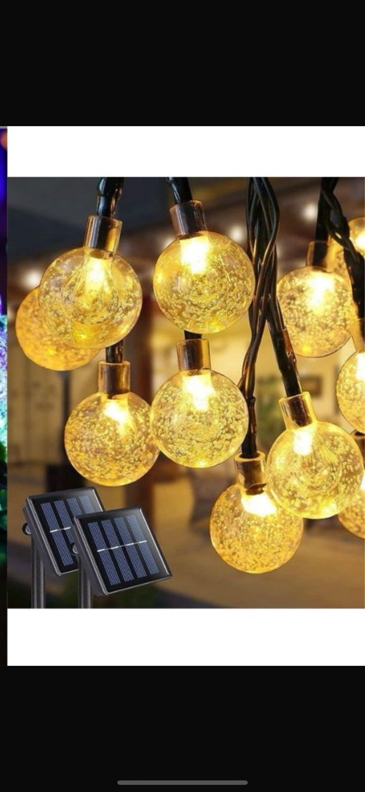 Solar Powered Outdoor Ball Lights