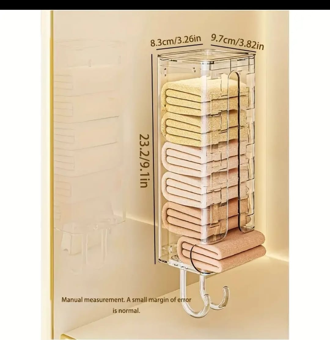 Drawer Divider Set: Closet Drawer Organiser, 21 Grid Pyramid Box and Wall Mounted Socks Box
